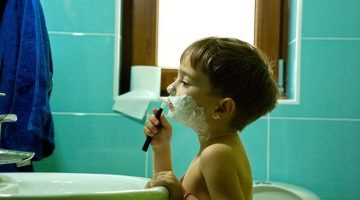 kid-shaving