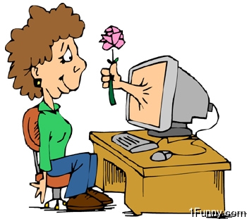 woman-computer-flowers