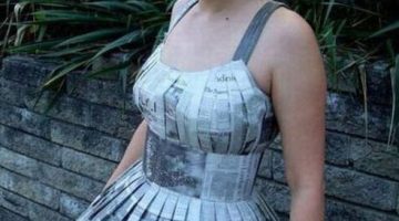 newspaper dress