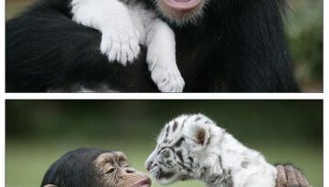 monkey-white-tiger-cub