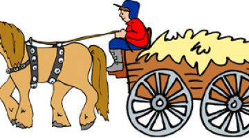 wagon-horse