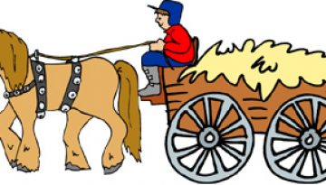 wagon-horse