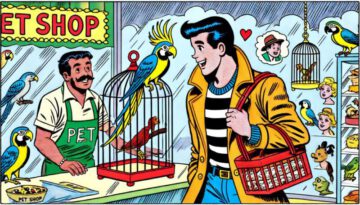 man-pet-shop-parrot