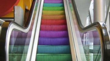 rainbow-escalator