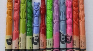 crayon-sculptures