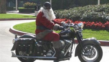 santa-biker