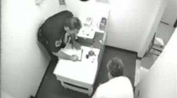 Funny Drunk in a Police Station