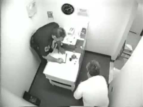 Funny Drunk in a Police Station