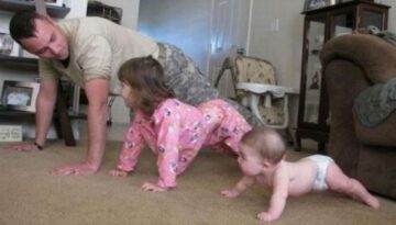 family-pushups