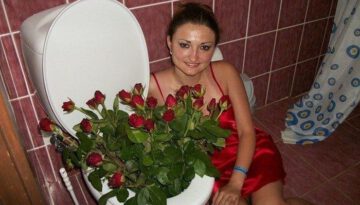 toilet-roses