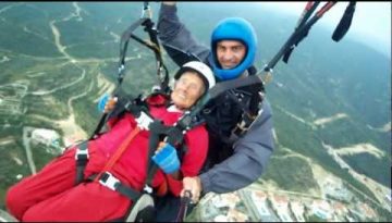 104 Year Old Goes Paragliding