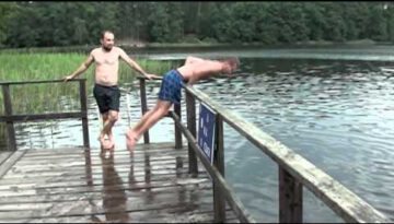 Lake Jump FAIL