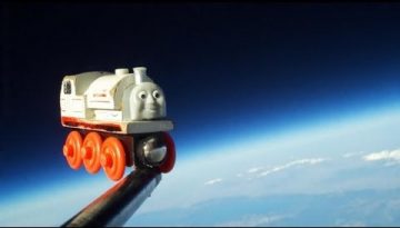 Toy Train in Space