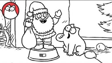 Simon’s Cat – Dancing Santa