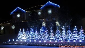 Frozen Christmas Lights (Let It Go)