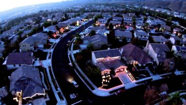 Neighborhood Christmas Light Show