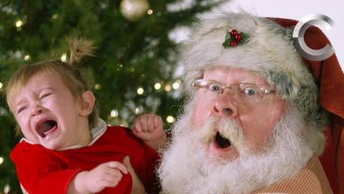 Kids Getting Their Picture Taken with Santa