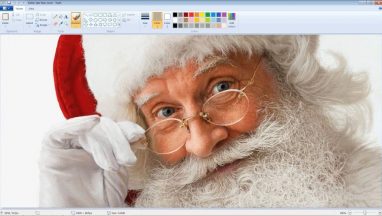 Santa Claus Speed Painting Time Lapse