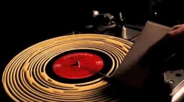 Cleaning a Record with Wood Glue