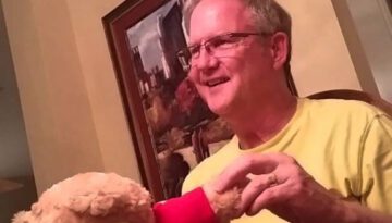 Man Gets Wonderful News from a Teddy Bear