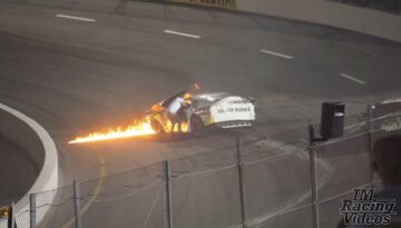 Racer Dad Saves Son From Burning Car