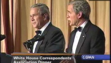 Steve Bridges – As George W. Bush with George W. Bush!