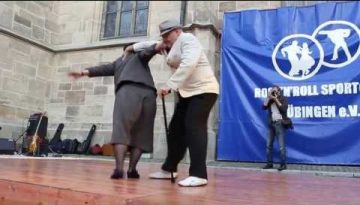Old Couple Joins a Dance Competition