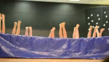 5th Grade Boys Synchronized Air Swimming Talent Show Skit