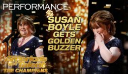 Susan Boyle Earns Golden Buzzer With Iconic “Wild Horses”