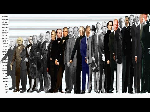 U S Presidents Height Comparison Shortest Vs Tallest 1funny Com