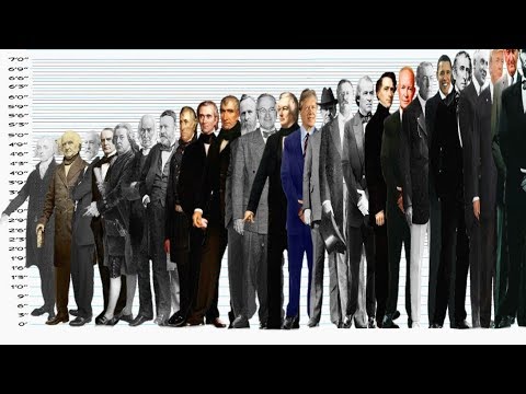 U S Presidents Height Comparison Shortest Vs Tallest Funny Com