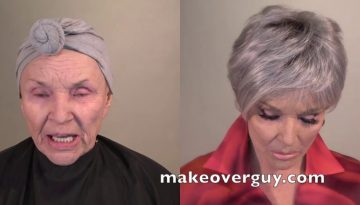 78 Year Old Recreates Her Younger Face