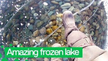 Amazing Walk Across World’s Deepest Frozen Lake