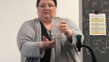 Teacher Shows Gravity Defying Water Trick