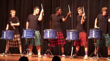 The Official Hot Scots Drum Line