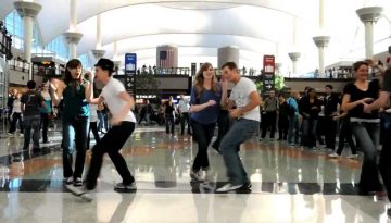 Denver Airport Swing Dance Flash Mob