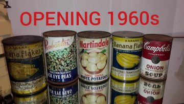 Opening 55 Year Old Canned Foods