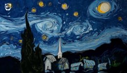 Van Gogh’s Starry Night Painted on Water