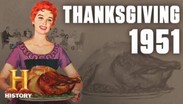 A Patriotic Thanksgiving in 1950s America