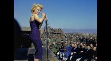 Marilyn Monroe Entertaining The Troops