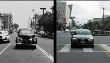 Seventy Years of Los Angeles, Then and Now