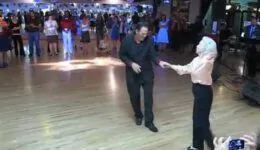 90 Year Old Woman Walks Onto the Dance Floor