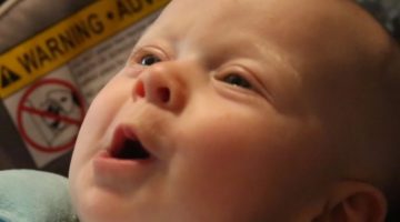 Heart Melting 4 Month Old Baby Mesmerized by a Karen Carpenter Song