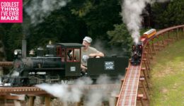 Man Builds World’s Longest Backyard Railroad Trestle