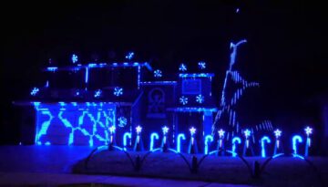 Symphony No. 5 Christmas Light Show