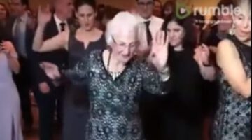 96-Year-Old Woman Is a Dancing Machine!