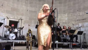 Bagpipe Swing With Gunhild Carling in Central Park NY