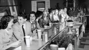 Diners of the 1950s – Photos of life in America