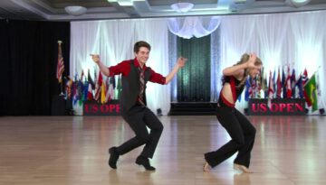 First Place Swing Dancers Us Open – Ryan Boz & Alexis Garrish