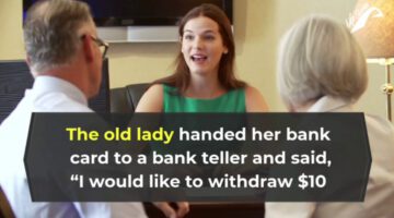 Bank Teller and the Old Lady